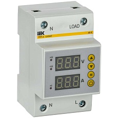 Реле напряжения и тока РНТ-д однофазное 54мм 40А IEK IVC31-1-40