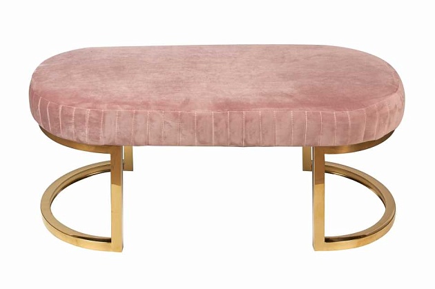 Банкетка ArtHomeDecor Miami ID-389 GL Pink Фото № 3