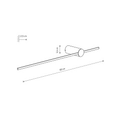 Настенный светильник Nowodvorski Saber Led Silk Olive M 11380 1