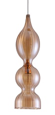 Подвесной светильник Crystal Lux Iris SP1 B Amber 1