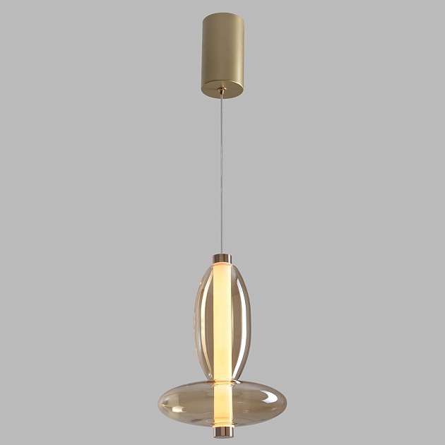 Подвесной светодиодный светильник Crystal Lux Quasar SP7W Led Amber Фото № 6