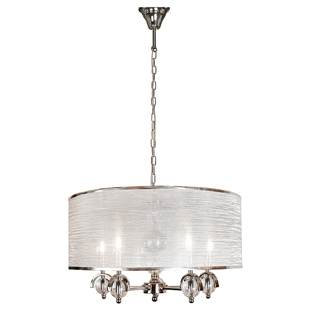 Подвесная люстра iLamp Chelsea P2400-5 Nickel Фото № 1