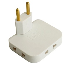 Разветвитель сетевой 3-местный б/з Stekker ADP10-23-21, 250В, 10A, белый 50067 4