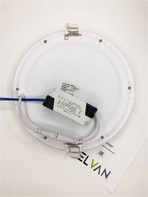 Встраиваемый светодиодный светильник Elvan VLS-1618R-18W-WW-Wh фото 8