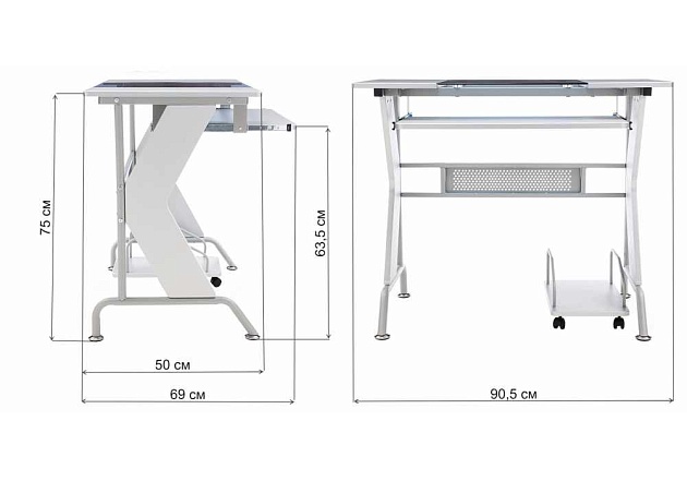 Компьютерный стол Woodville Uliss 1677 изображение 3 Компьютерный стол Woodville Uliss 1677 Фото № 3