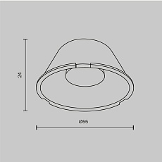 Линза Maytoni Technical Focus Led LensD49-15 4