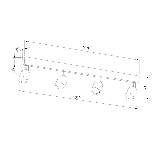 Спот TK Lighting 1024 Top White Фото № 2