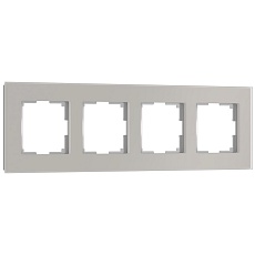 Рамка Werkel Senso на 4 поста дымчатый W0043117 4690389206467