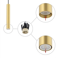 Подвесной светильник Nowodvorski Fourty M Brass/Black 10772 2
