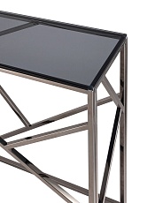 Консоль Stool Group АРТ ДЕКО 115х30 стекло smoke сталь тёмный хром ECST-015-BG-SK (115x30) 2