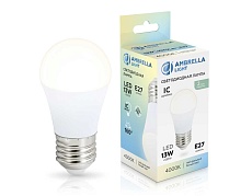 Лампа светодиодная Шар G45 13W 4000K Ambrella light Bulding 451304 1