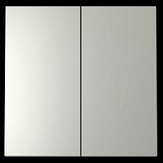 Клавиши для выключателя/переключателя двухклавишного S70 (сталь) Voltum VLS000305 1