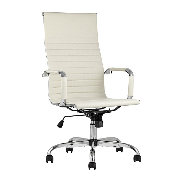 Офисное кресло TopChairs City бежевое D-101H beige Фото № 1
