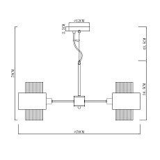 Подвесная люстра Arte Lamp Fantasia A4076LM-5CC 1