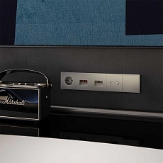 Розетка акустическая встраиваемая Voltum S70 4-местная, (шелк) VLS060304 2