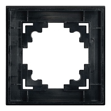 Рамка 1-постовая Stekker Катрин черный GFR00-7001-05 39518 5