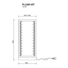 Настольная лампа Fluorite Donum FL1160-10T 4