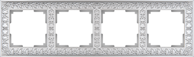 Рамка Werkel Antik на 4 поста жемчужный WL07-Frame-04 4690389063527 Фото № 2