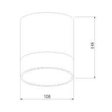 Уличный светодиодный светильник Elektrostandard Light Led 35140/H черный a057159 1