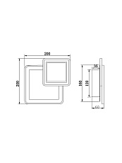 Бра Freya FR10027WL-L13B 1