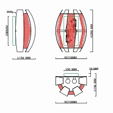 Настенный светильник Rivoli Diverto 4035-202 Б0044557 1