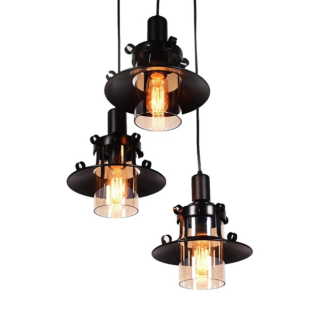 Подвесная люстра Lumina Deco Capri LDP 11328 B-3 BK фото 