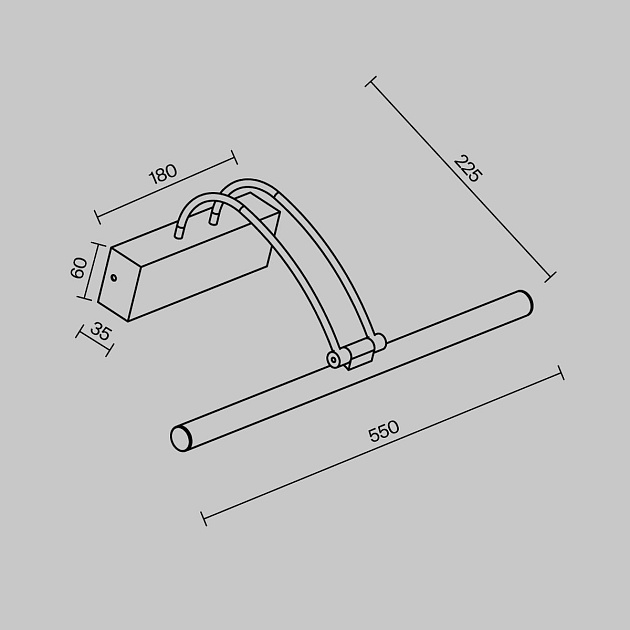 Подсветка для картин Maytoni Finelli MIR004WL-L12BZ изображение 2 Подсветка для картин Maytoni Finelli MIR004WL-L12BZ Фото № 2