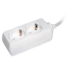 Удлинитель У02 2 места 2P+PE/5м 3х1мм2 16А/250В IEK WYP10-16-02-05-Z-N