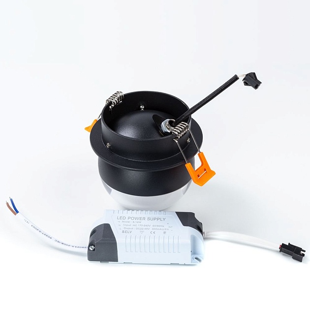 Встраиваемый светодиодный спот Arte Lamp Deneb A7249PL-1BK изображение 2 Встраиваемый светодиодный спот Arte Lamp Deneb A7249PL-1BK Фото № 2