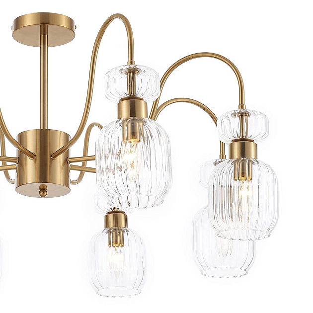 Потолочная люстра Escada Gloss 1141/8PL Clear Фото № 5