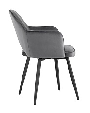 Кухонный стул Stool Group Венера вращающийся велюр серый MC16-2F KD HLR-21 2