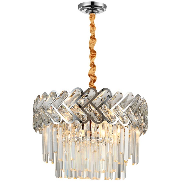 Подвесная люстра Natali Kovaltseva Armour 81436/8C Chrome Фото № 1