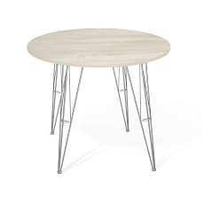 Кухонный стол Sheffilton SHT-TU10/80 ЛДСП хром лак/дуб беленый 2359864801