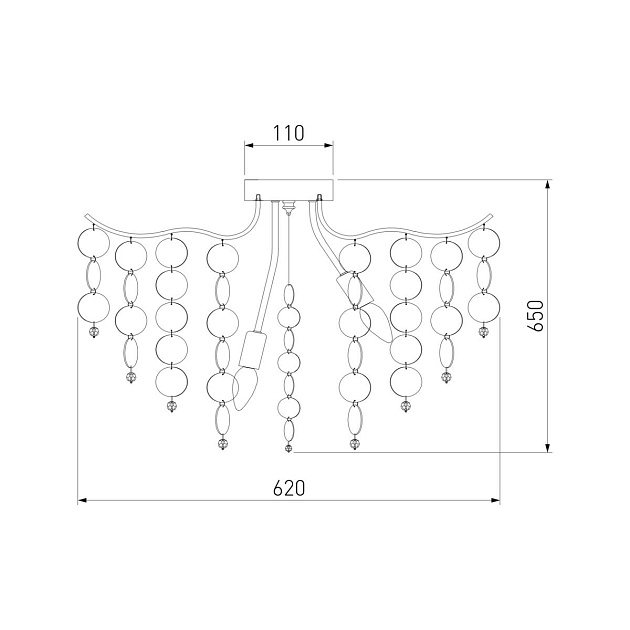 Потолочная люстра Bogates Bolla 334/9 Smart изображение 5 Потолочная люстра Bogates Bolla 334/9 Smart Фото № 5