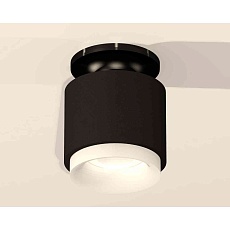 Комплект накладного светильника Ambrella light Techno Spot XS7511064 SBK/PBK/FR черный песок/черный полированный/белый матовый (N7926, C7511, N7165) 2