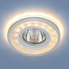 Встраиваемый светильник Elektrostandard 7020 MR16 WH/SL белый/серебро a036740 1