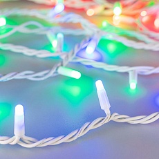 Уличная светодиодная гирлянда Ardecoled нить 24V разноцветная ARD-String-Pro-10000-White-95Led-Milk-Live RGBW-DMX 031757