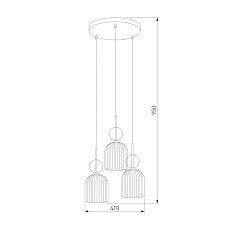 Подвесной светильник TK Lighting 11021 Sophia Cognac a071820 2