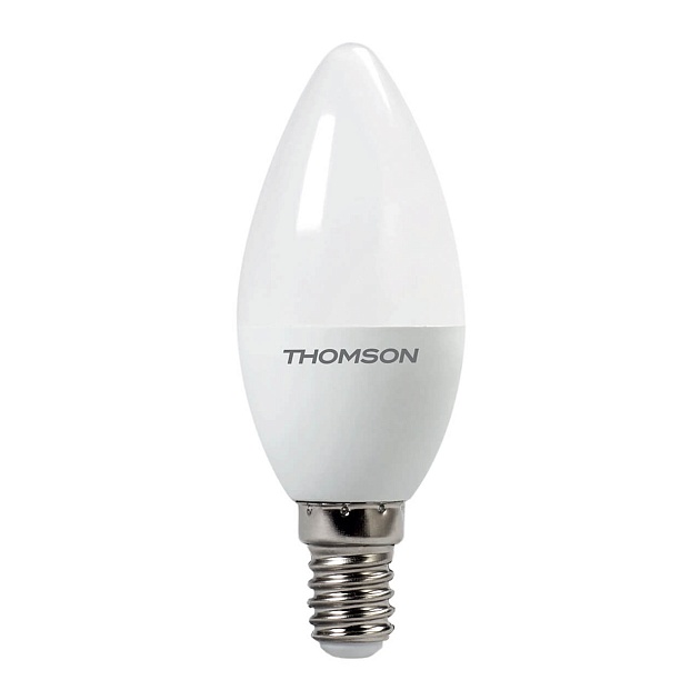 Лампа светодиодная Thomson E14 10W 3000K свеча матовая TH-B2017 фото 