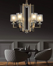 Подвесная люстра Lumina Deco Manhattan LDP 8012-6 F.GD 1