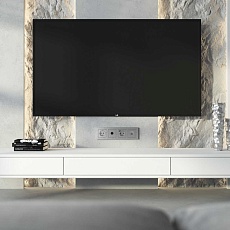 ТВ-розетка оконечная Werkel Hammer серебряный W1283006 4690389163074 1