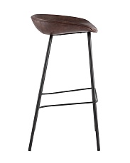 Барный стул Stool Group Турин коричневая экокожа черные ножки 8319TB BROWN 1