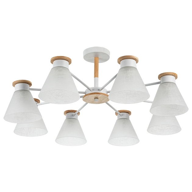 Потолочная люстра Arte Lamp Tyler A1031PL-8WH фото 