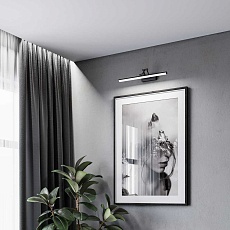 Подсветка светодиодная для зеркал/картин Elektrostandard Monza 40128/LED черная a064137 2