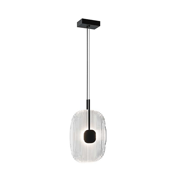 Подвесной светодиодный светильник Maytoni Eclipse MOD152PL-L1BK Фото № 1
