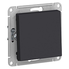 Выключатель одноклавишный Systeme Electric AtlasDesign 10A 250V карбон ATN001011