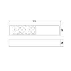 Потолочный светодиодный светильник Elektrostandard Tend 25114/LED a068849 1