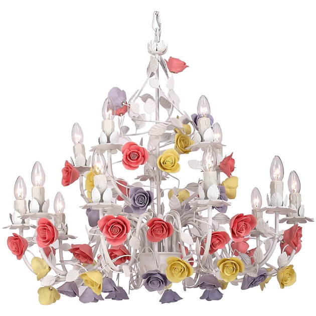 Подвесная люстра Lucia Tucci Fiori Di Rose 185.10.5 Фото № 1