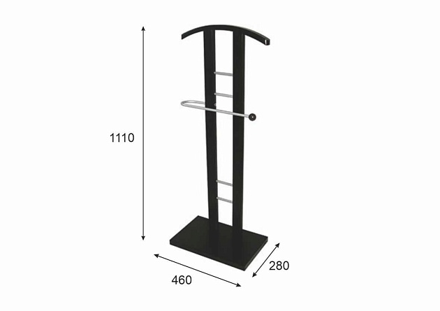 Костюмная вешалка Мебелик Галант 321 001011 изображение 3 Костюмная вешалка Мебелик Галант 321 001011 Фото № 3
