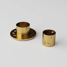 Встраиваемое крепление для круглого гибкого неона Full light латунь Elektrostandard a070756 3